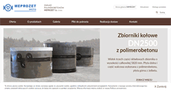 Desktop Screenshot of polimerobetony.pl